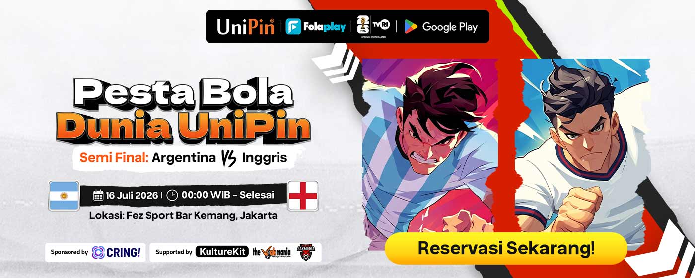 Gabung di Pesta Semi Final Pesta Bola Terbesar Bersama UniPin!